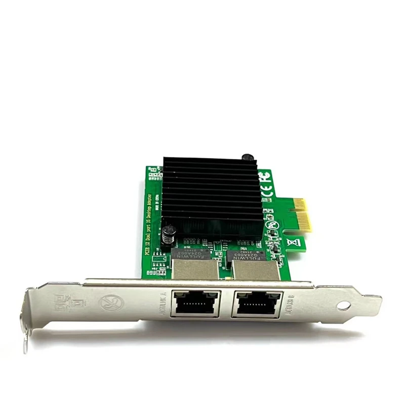 

Short Iron Piece Dual Port RJ-45 1000Mbps PCI-Express X 4 Gigabit Ethernet Server Adapter Dual Port Network Interface Controller
