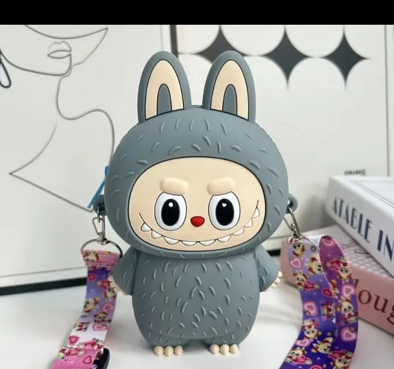 Силиконовая Сумка Через Плечо Labubu Популярный Стильный Кошелек Для Монет Кукол