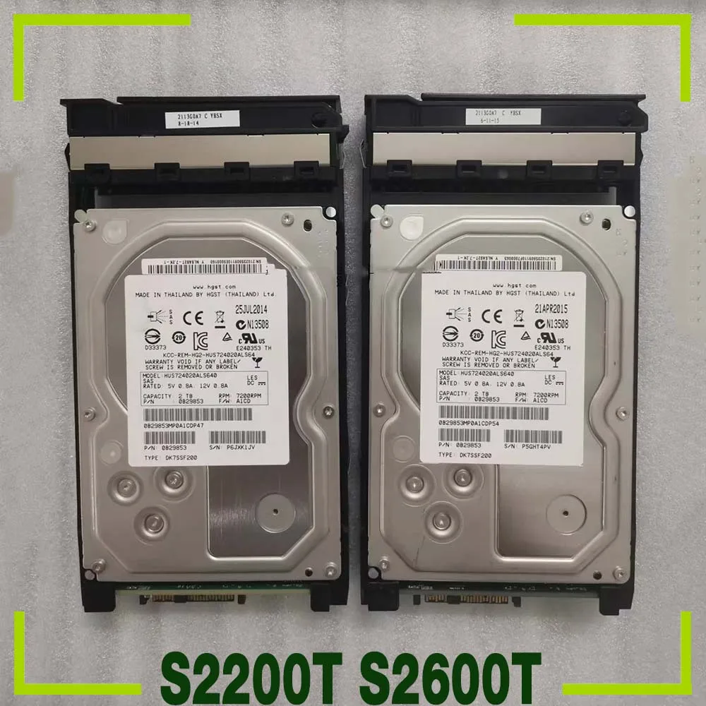 1 шт. 2 ТБ для жесткого диска HUAWEI OceanStor S2200T S2600T S5500T SAS 02359091