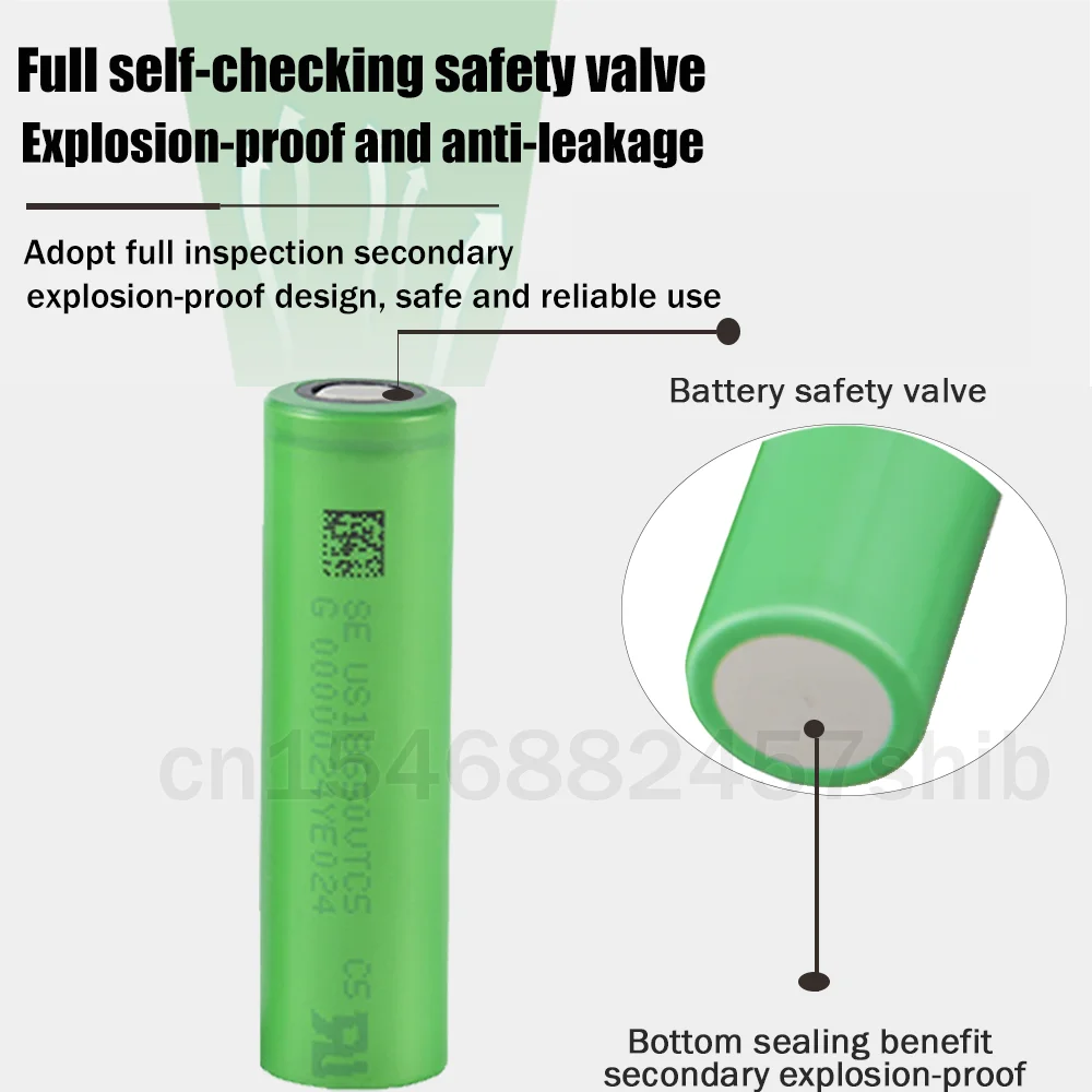 2-20pcs Original Sony 18650 US18650 VTC5 3.6V 2600mAh 30A Lithium Rechargeable Battery For Fan Toy Flashlight Power Bank - купить по