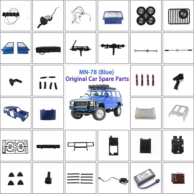 MN MN78 MN-78 RC автомобильные запасные части Модифицированная металлическая
