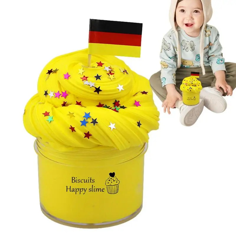 

Cloud Mud Fluffy Cloud Mud Non Sticky Flag Putty Clay Kit DIY Flag Decoration Toy For Party Favor Birthday Gift DIY Projects