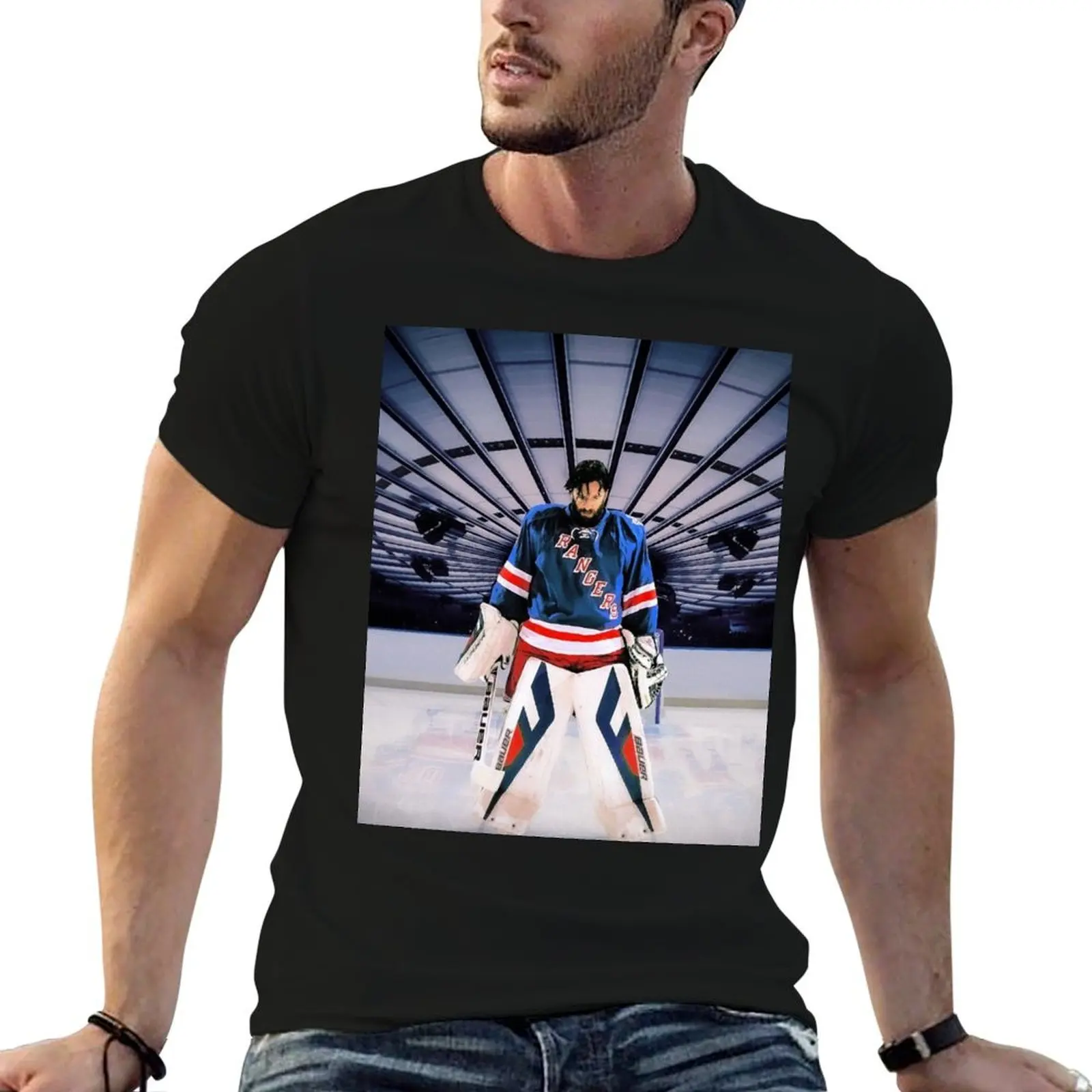 Футболка с изображением Хенрика Лундквиста футболки рисунком таможенный дизайн