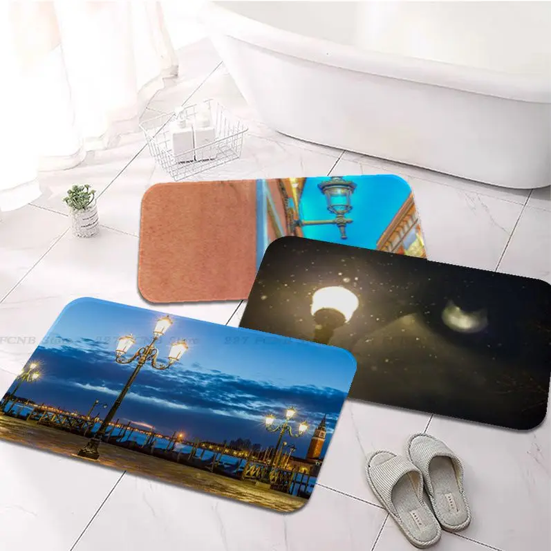

Street Lamp Floor Mat Cheaper Anti-slip Modern Living Room Balcony Printed Alfombra