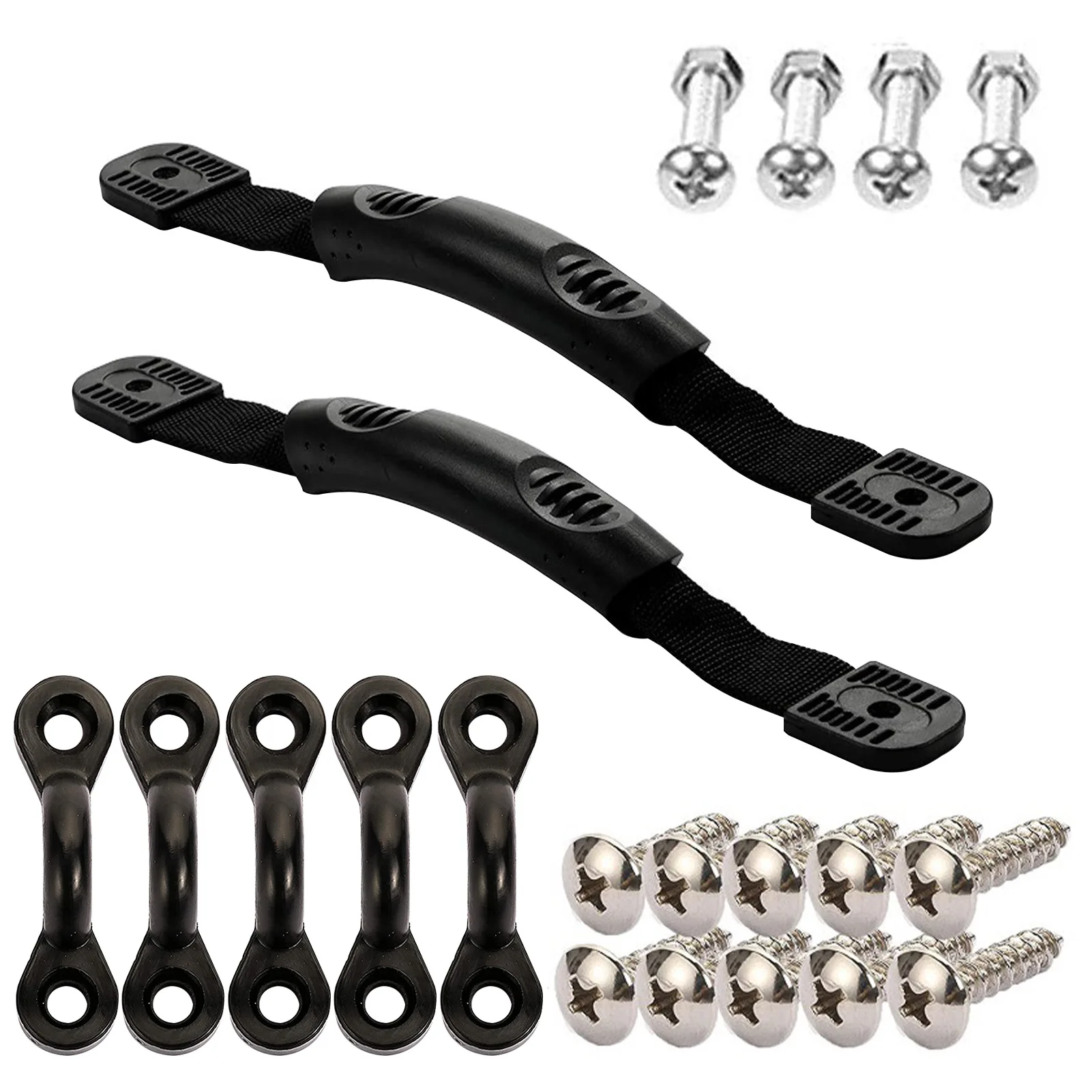 

Canoe Carry Paddle Replacement Kayak Handle Set Park Durable Accessories With Screws DIY Boat Tool Pad Eyes Side Mount Ergonomic
