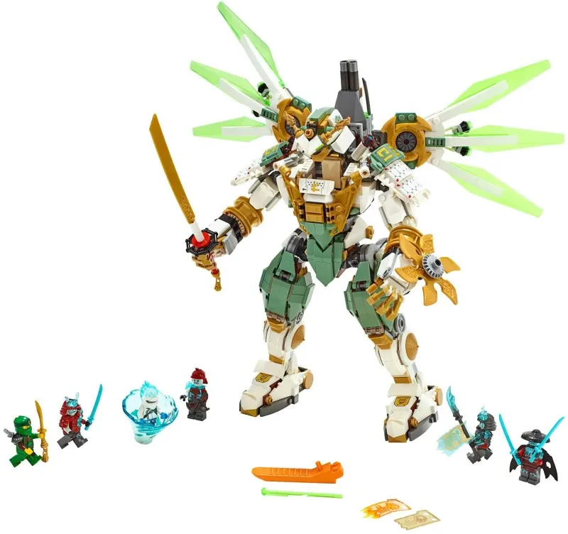 

912 шт., Детский конструктор Lloyd's Titan Mech, совместимый с MOC 70676