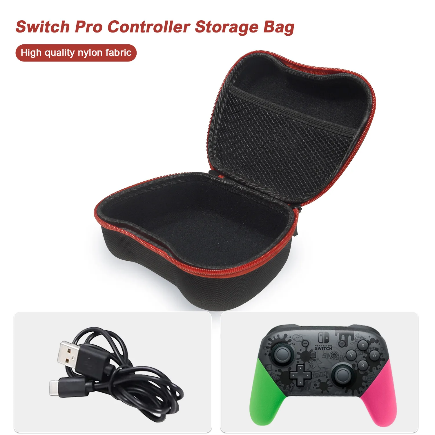 Для Nintendo Switch/ Switch OLED Pro Сумка для контроллера ручная полоса водостойкая сумка |