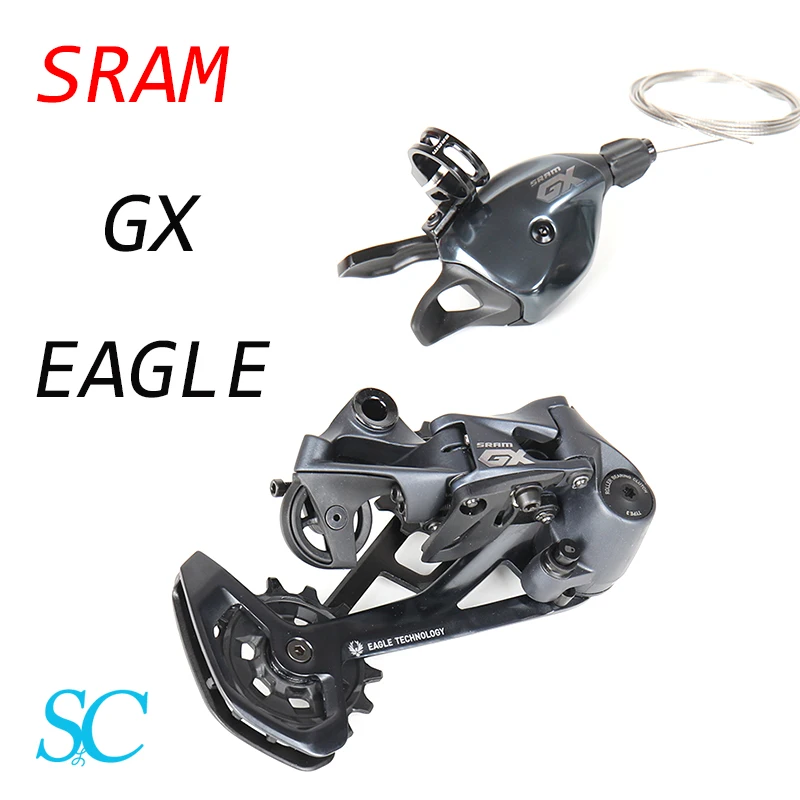 

2021 SRAM GX EAGLE 1X12 12 Speed MTB Bike Groupset Kit Shifter Lever Trigger Right Side Rear Derailleur Black Bicycle Part