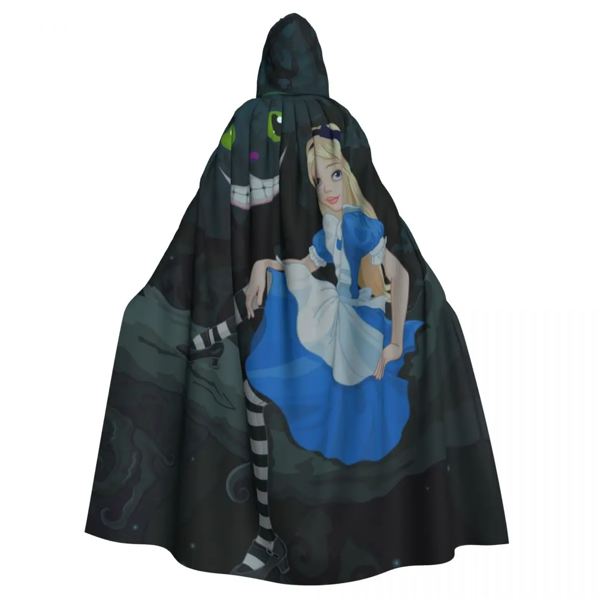 

Adult Cloak Cape Hooded Alice Sitting On The Wonder Forest Medieval Costume Witch Wicca Vampire Elf Purim Carnival Party
