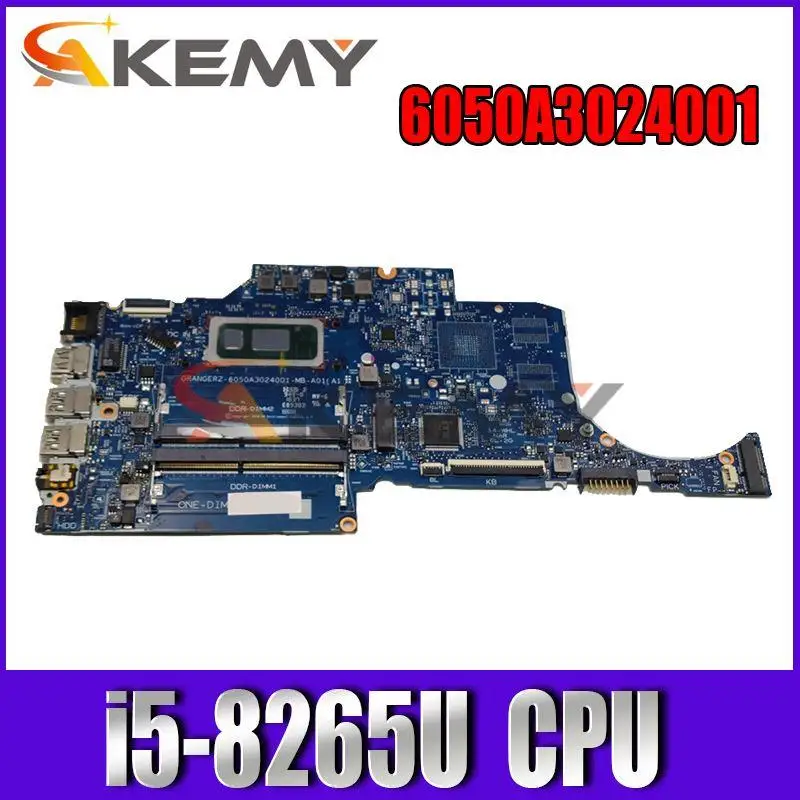 

L38150-601 L38150-001 6050A3024001-MB-A01 w 520/2GB GPU i5-8265U CPU for HP Laptop 14-CK 240 246 G7 NoteBook PC Motherboard