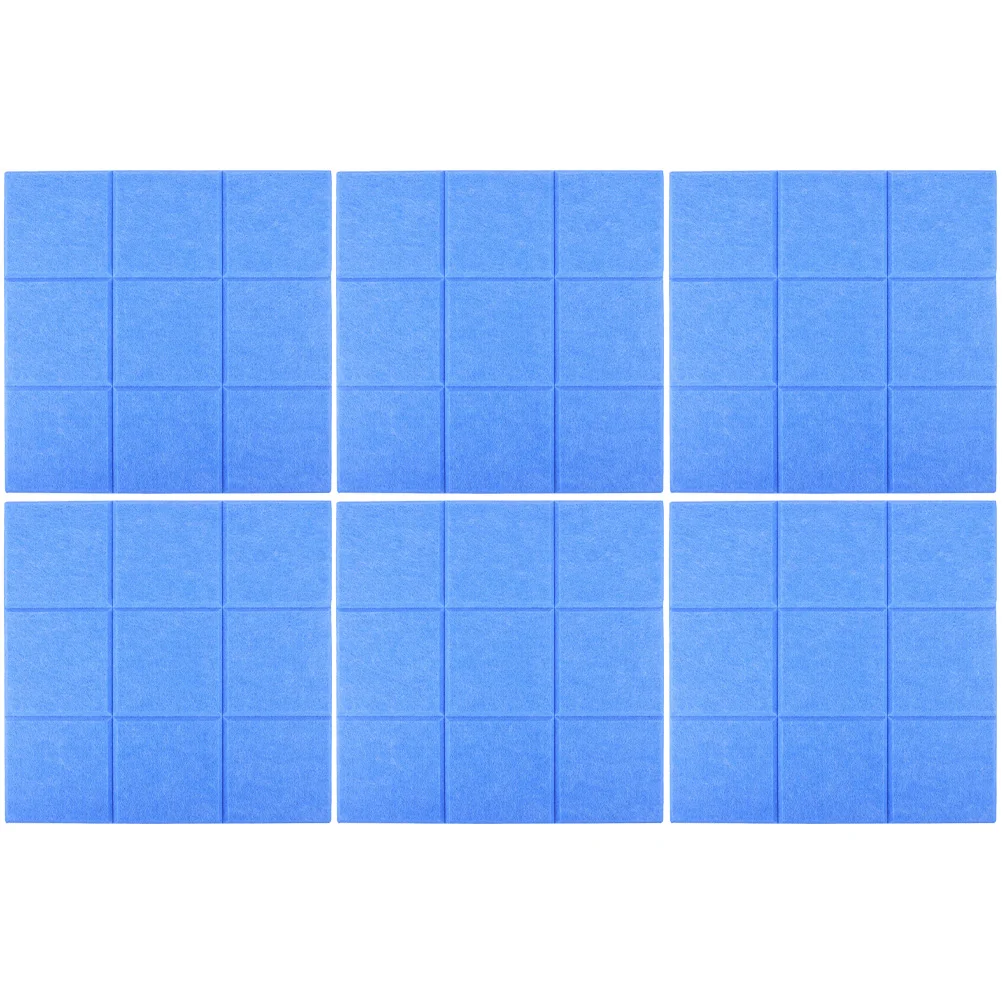 

6 Pcs Wall Decorative Noise Cancelling Panels Acoustic Soundproof Panel for Home Wall