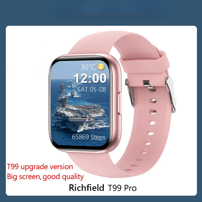 

2022 New Smart Watch Men Women Full Touch Bluetooth Call Sport Fitness Tracker Smartwatch For Huawei Watch PK HW7 DT7 Max Best