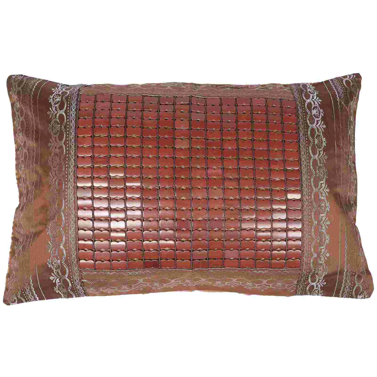 

Summer Pillow Cover Bamboo Mat Pillowcase Traveling Pillows Airplanes Pillowcases