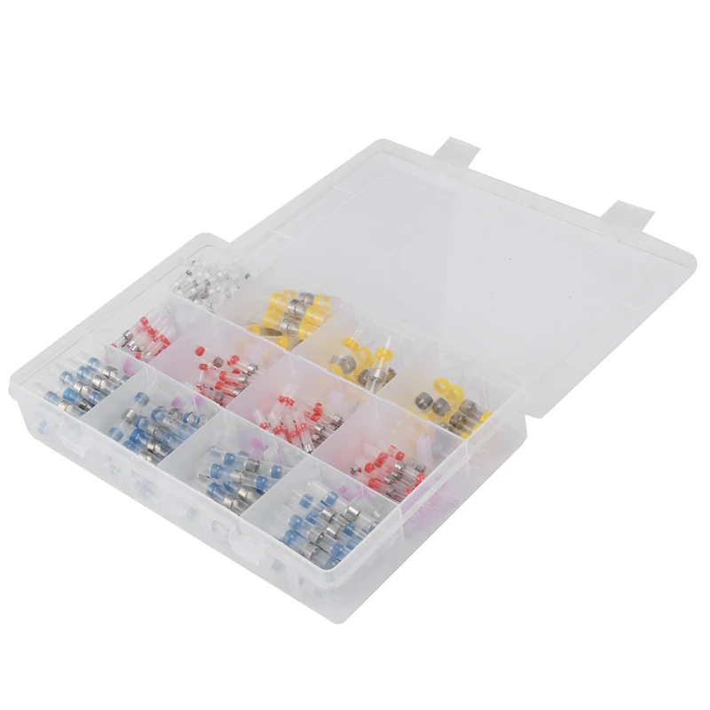 

300PCS Solder Sleeve Terminals Waterproof Solder Rings Heat Shrink Terminal