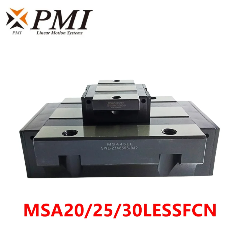 

Тайваньская каретка блока PMI MSA20LESSFCN MSA25LESSFCN MSA30LESSFCN линейная направляющая слайдерные блоки MSA20/25/30LE-N детали фрезерного станка с ЧПУ