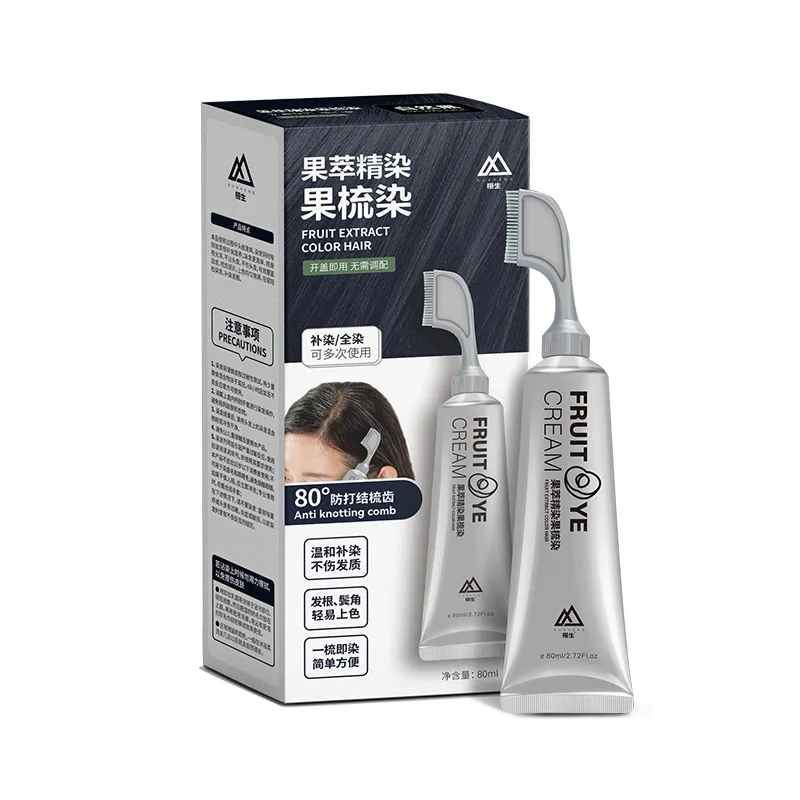 Cream Pure Plant-based Instant Hair Dye Cream To Cover Permanent краска для волос