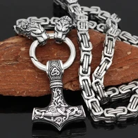 domineering faucet keel mens necklace vintage chain punk stainless steel viking mens jewelry