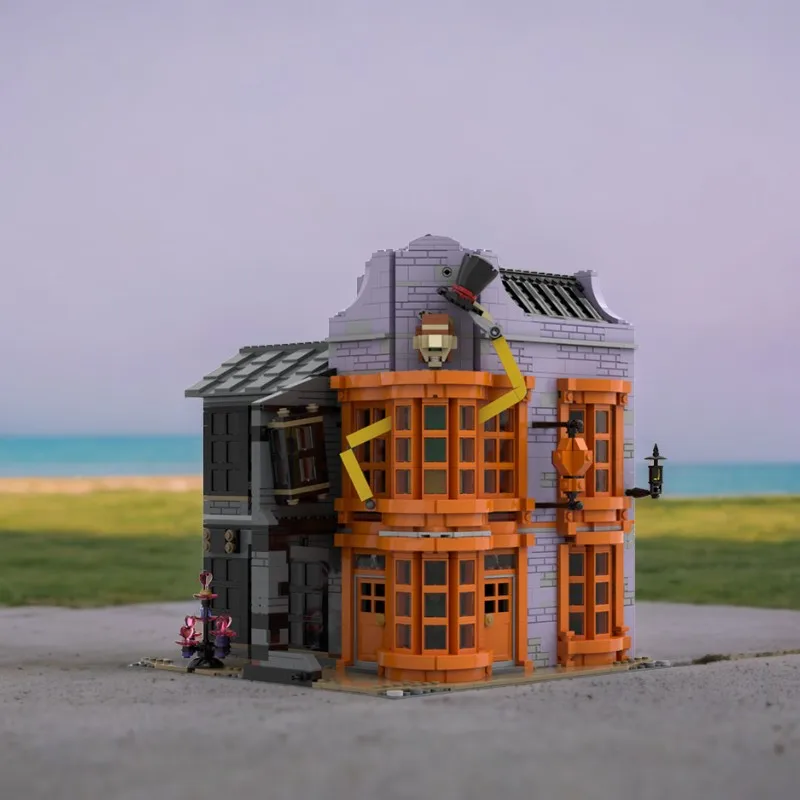 2258 деталей MOC Модульный конструктор «Визлис» (Wizley's) — модель магазина волшебных товаров, строительные блоки, развивающая игрушка, рождественский подарок, идея для обучения детей, кирпичики (art.: 3920dc70cc41e) - 3920dc70cc41e