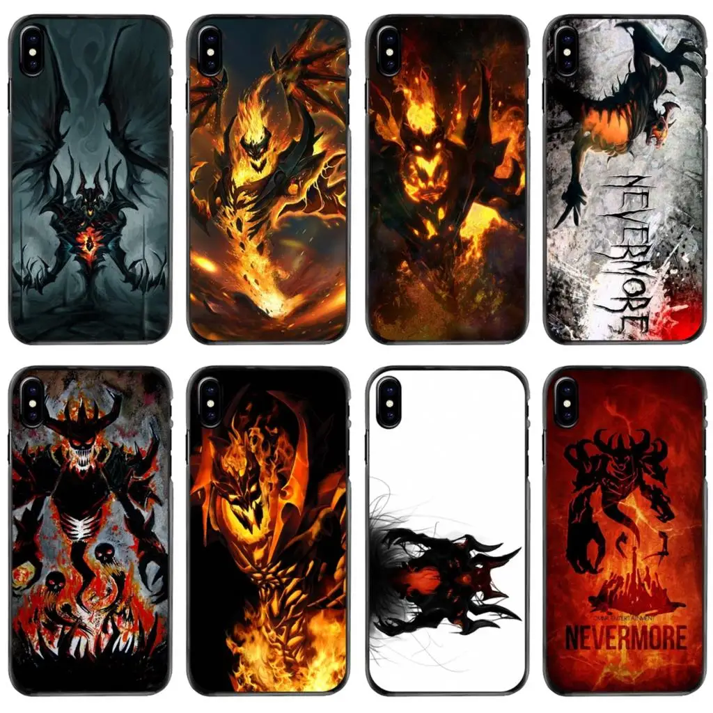 

Nevermore dota 2 Hero Shadow Fiend Hard Phone Case For Apple iPhone 11 12 13 14 Pro MAX Mini 5 5S SE 6 6S 7 8 Plus 10 X XR XS