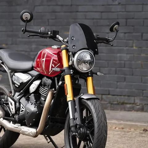 Для Triumph Scrambler 400X400X2024 Speed 400 ветровое стекло мотоцикла ветровые дефлекторы козырек экран фары обтекатель