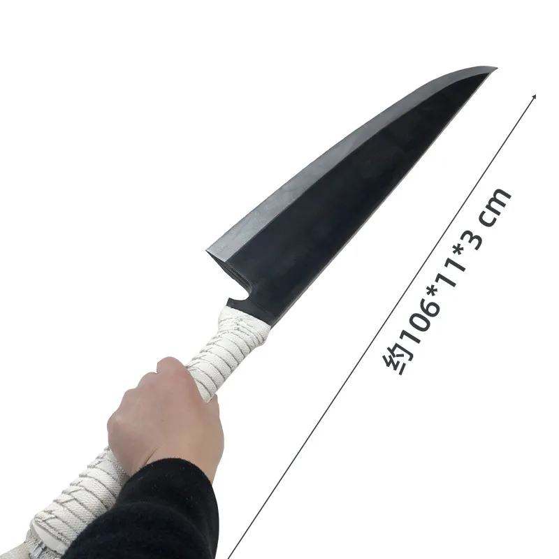 

Bleach Sword Kurosaki Ichigo Sword Sky Lock Moon 1:1 White Knife Zanpakutou Ninja Katana Knife Sword Weapon Props Safety PU Toy