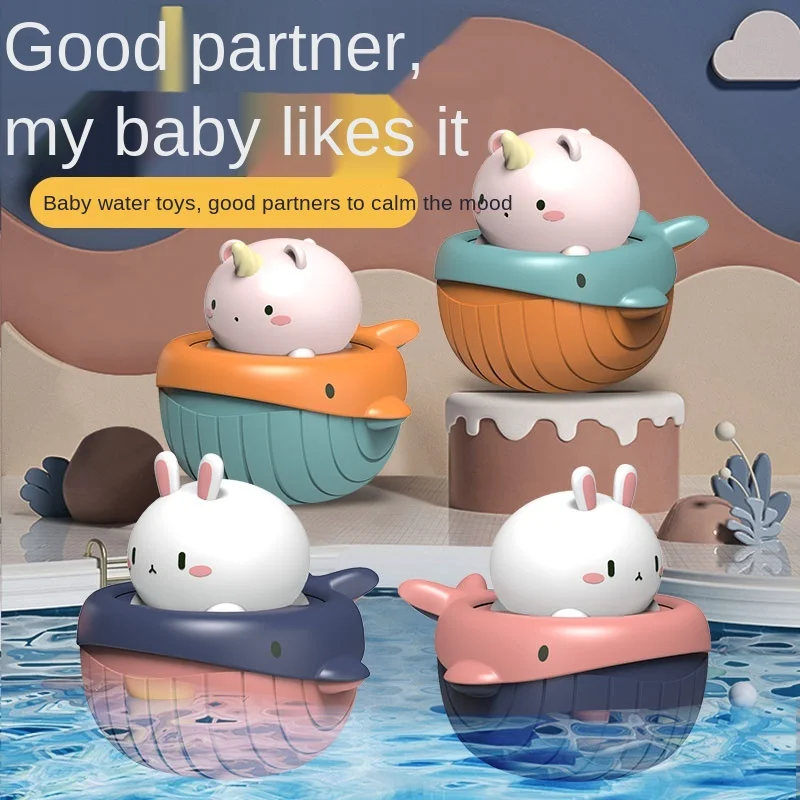 Bath Toys for Toddler 0 12 Month Baby Bath Water Spray Toy For Babies Girl Boy 1 Year Bathtub Children Bathroom Bathing Pool Toy