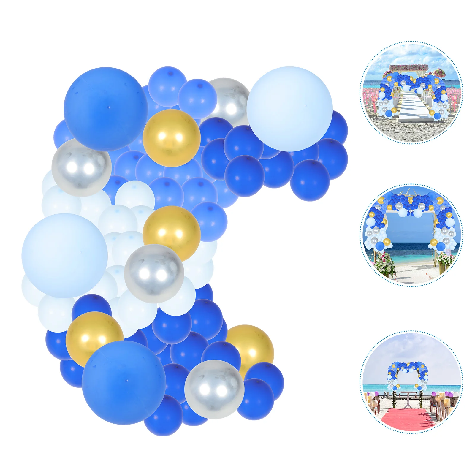 

Balloon Blue Latex Arch Balloons Garland Kit Baby Decorations Wedding Shower Party Engagement Arc