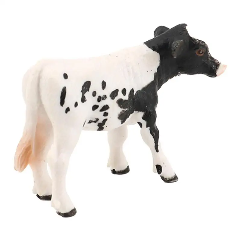 

Cow Farm Animal Figures Realistic Holstein Cow Toys Educational Learning Toy Farm Toy Toy Cows Gift For Over 3-Year-Old Kids