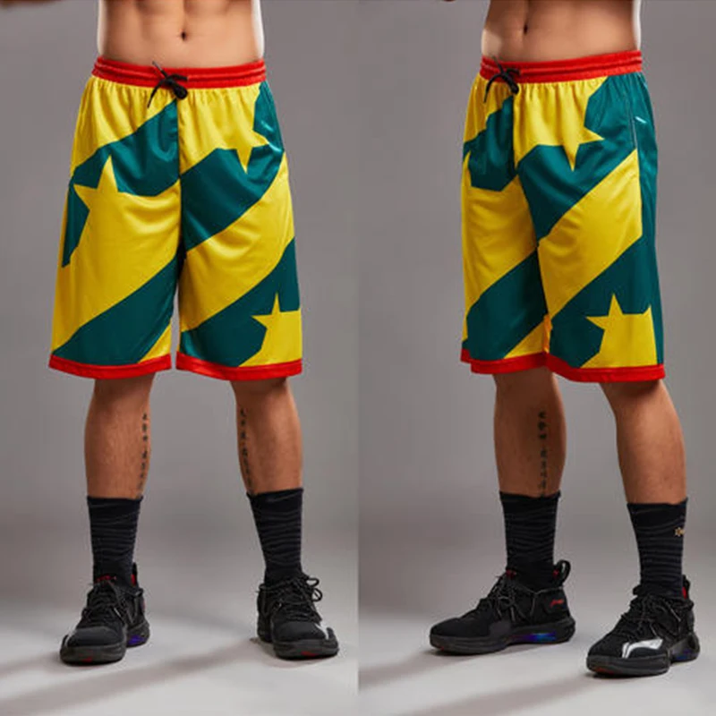 

Шорты мужские с принтом, быстросохнущие свободные, для бега, баскетбола, спорта, футбола, улицы, фитнеса, бега, спортивная одежда