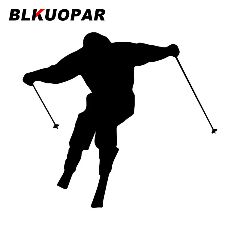 

Наклейка для автомобиля BLKUOPAR, переводная картинка для катания на лыжах и прыжках, креативная наклейка для холодильника, кондиционера, ноутб...