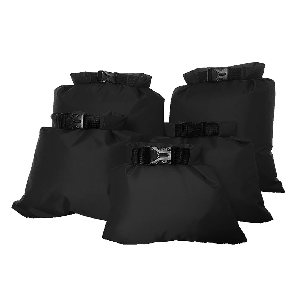 

5pcs Waterproof Dry Bag Set Outdoor Beach Swimming Rafting Kayaking River Trekking Floating Sailing Canoing Boating Bags