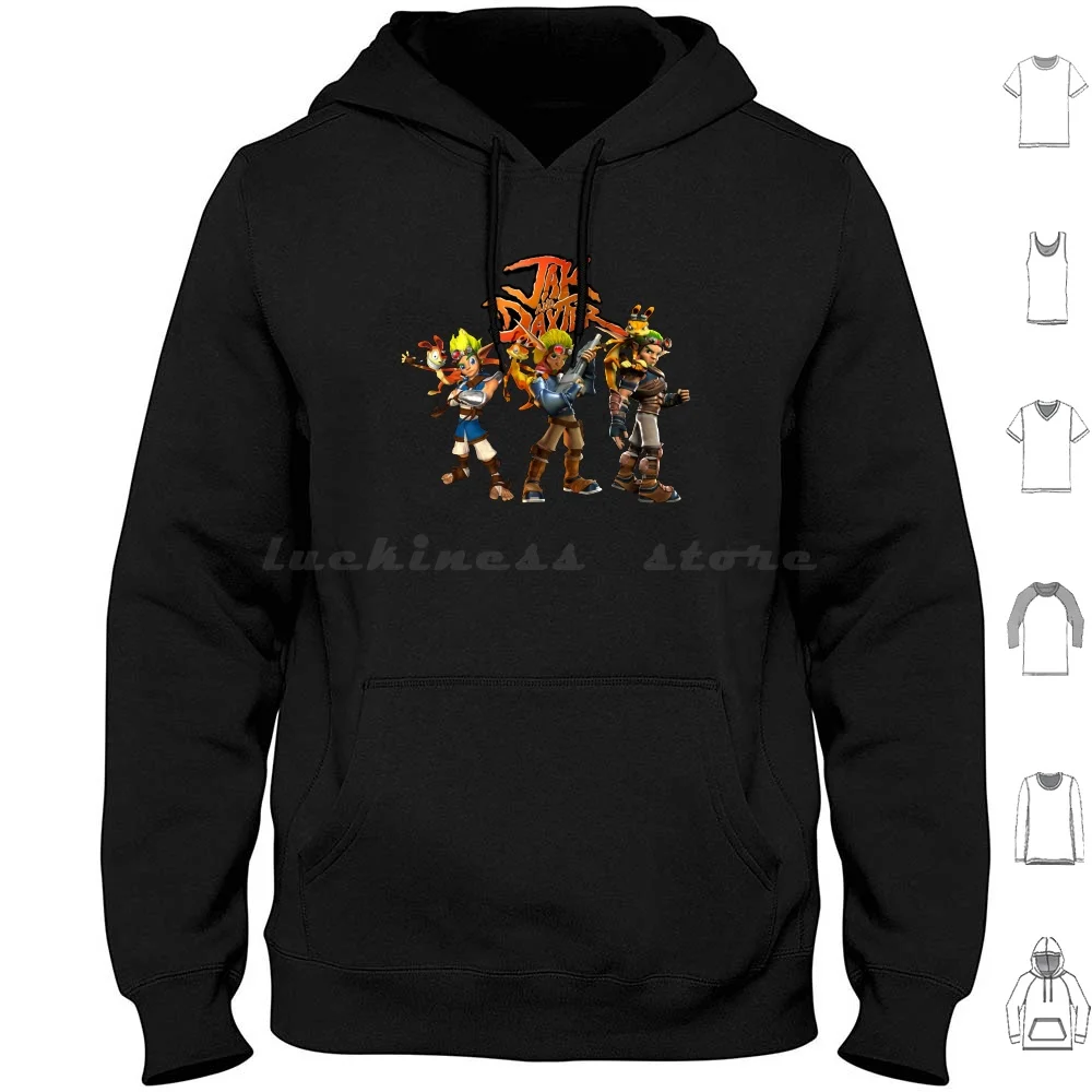 

Jak And Daxter-Customize Tshirt For Men Or Women Vintage Retro Shirt For Kids Best Trending Shirt Video Game Shirts For