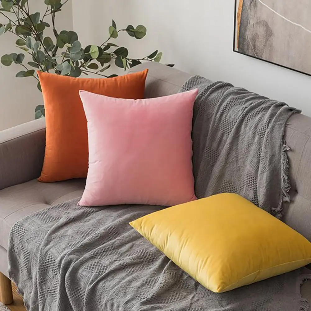 

2 шт., съемные Квадратные наволочки на невидимую молнию