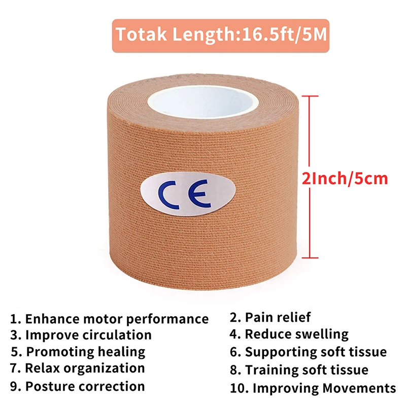Пластырь эластопласт для снятия боли в мышцах 5 м