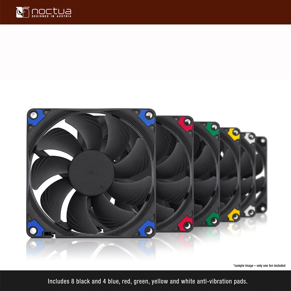 Фото Noctua NF-A9x14 PWM Chromax.Black.Запасный тонкий вентилятор 92x92x14 мм Бесшумный 4-контактный контроль температуры Тихий контроль Тихий вентилятор радиатора процессора №4