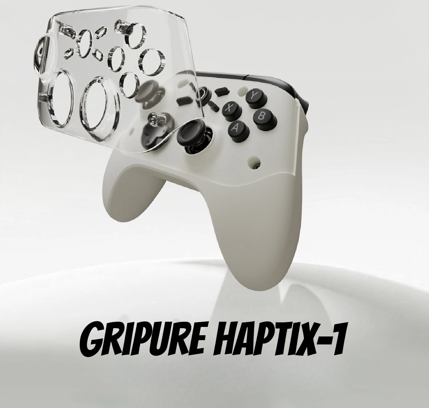 Фото Игровой контроллер Gripure HaptiX-1 Premium 8K с емкостным джойстиком, Bluetooth, магнитным кейсом и асимметричным управлением движением Kailh №3
