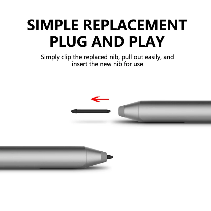 

Оригинальные наконечники для ручки, перо для стилуса 2H, сменный стержень для Microsoft Surface Pro 7/6/5/4/для ручки Surface Pro