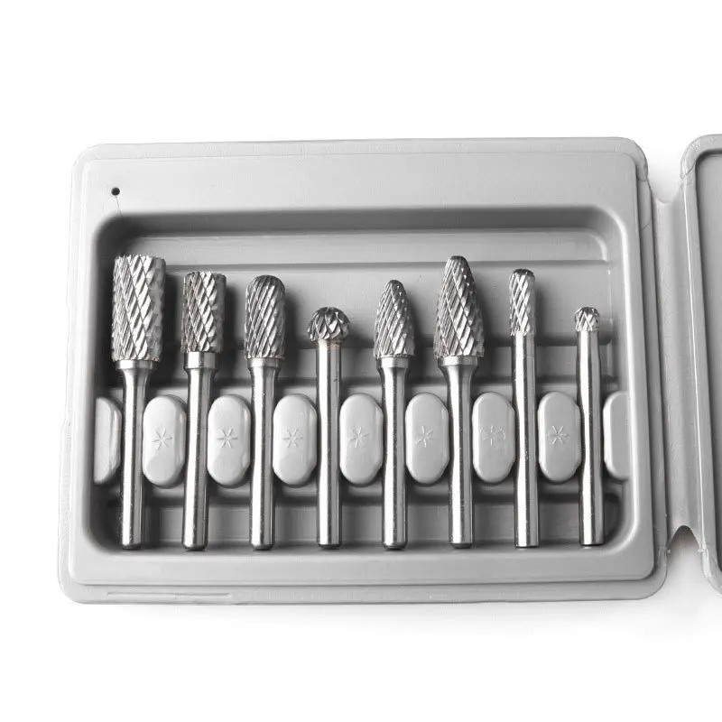 

Набор вращающихся фрез из карбида вольфрама 8 раз 6 мм, аксессуары для электрической шлифовальной деревянной ручки, шлифование из вольфрамо...