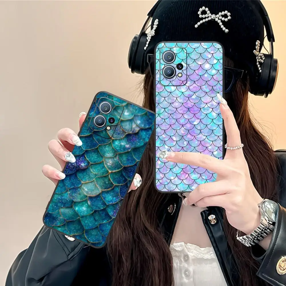 Фото Чехол для телефона с рисунком русалки для Huawei P60 P50 P40 P30 P20 P10 P9 P8 Pro Lite Plus, мягкий противоударный чехол из ТПУ №3