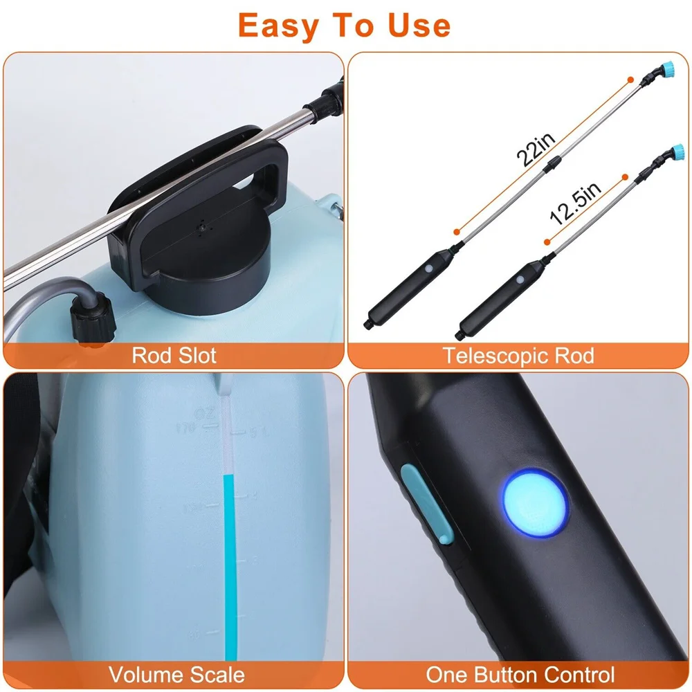 Электрический распылитель 5 л Лейка с распылителем автоматический садовый