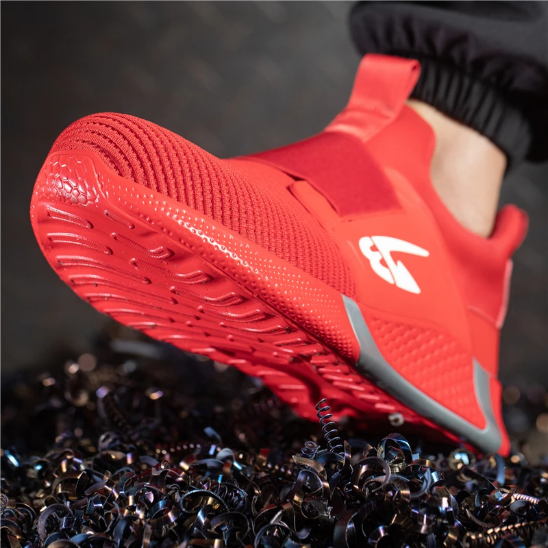 Diansen Work Hiking Boots Sneaker Womens Steel Toe Safety Shoes Protective Sneakers Mens Anti-Puncture Work Boots Breathable