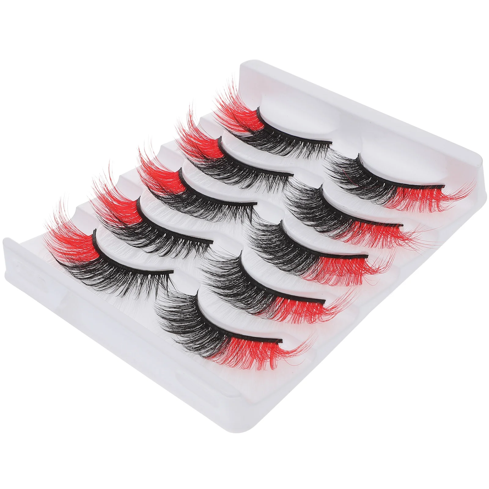 

5 Pairs Fake Eyelashes Fluffy Eye Lashes with Box Women Eyelashes