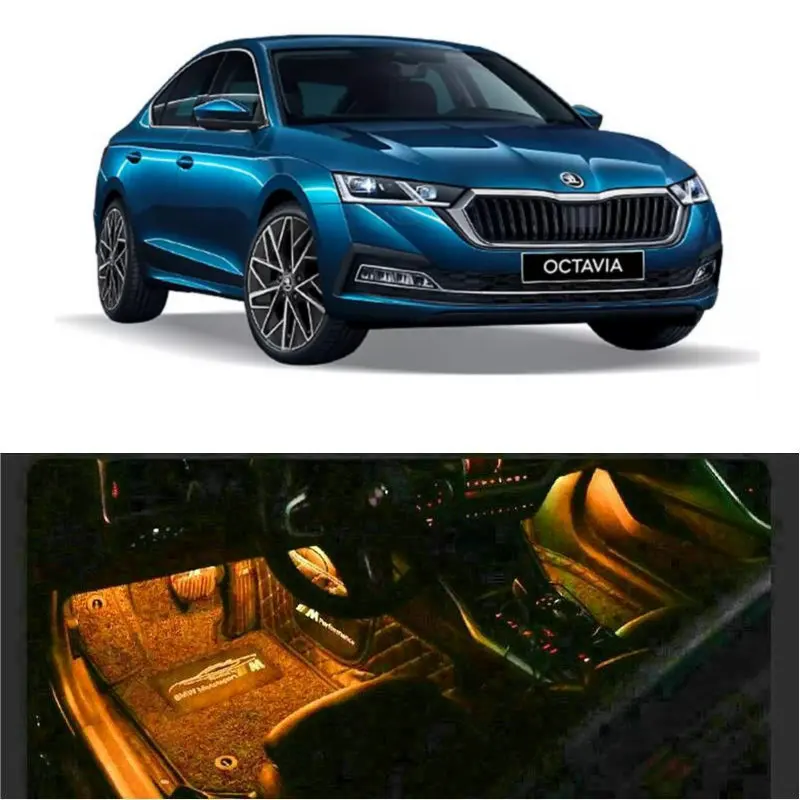 

Auto Car Accessories Bulb Lamp Foot Light For skoda octavia 3 fabia rapid superb 3 octavia 2 Mountiaq yeti Citigo Enyaq iV