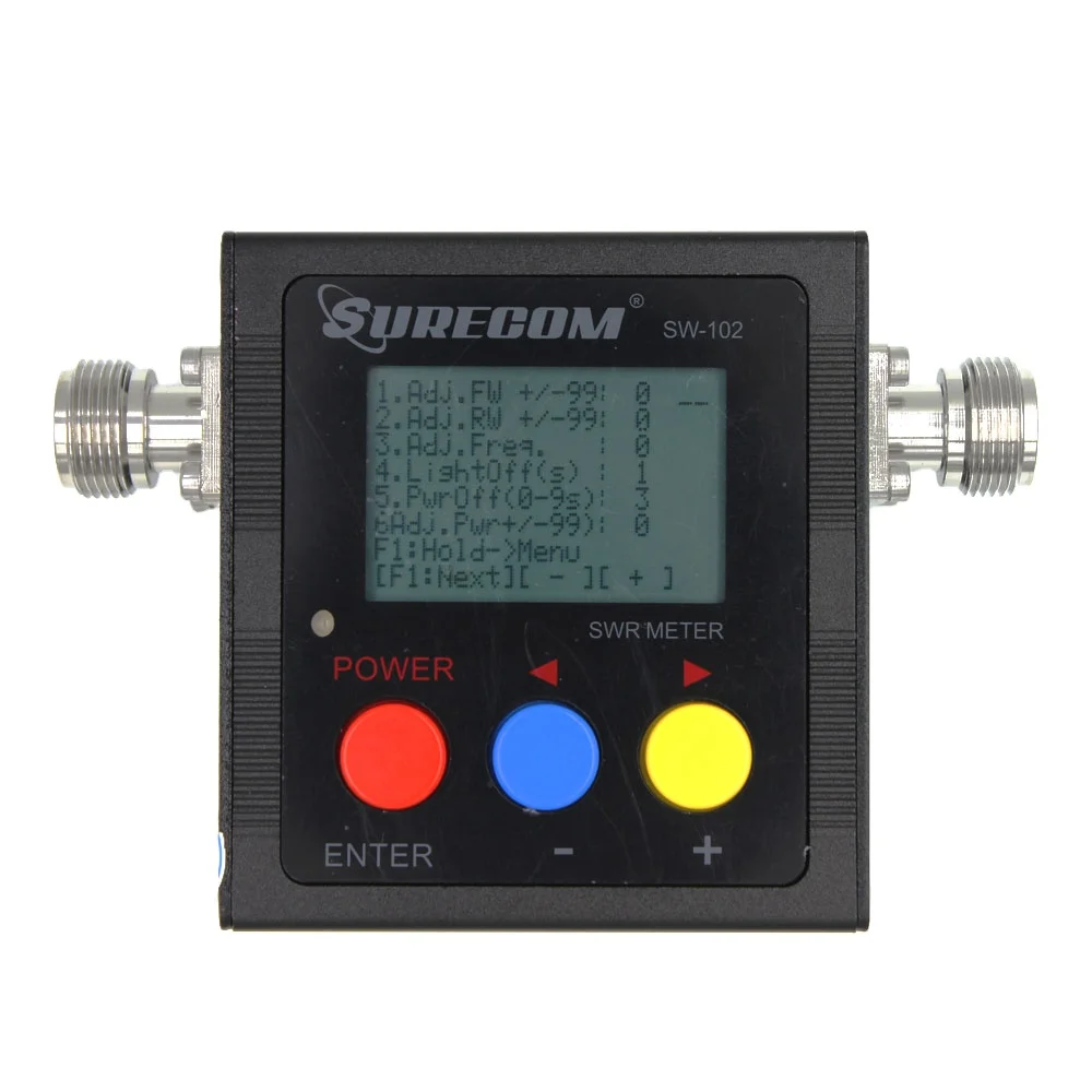 Измеряемый диапазон мощности 0 - 120 Вт Surecom Sw-102 Test er портативный 2-полосный