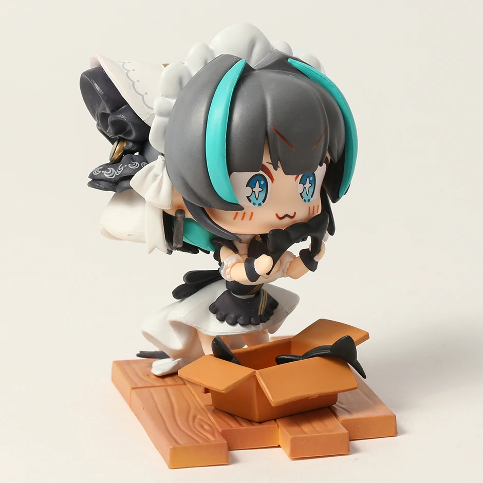 

Azur Lane JUUs Time Chibi Chara Series Cheshire PVC Figure Room Decoraction Toy Model Doll