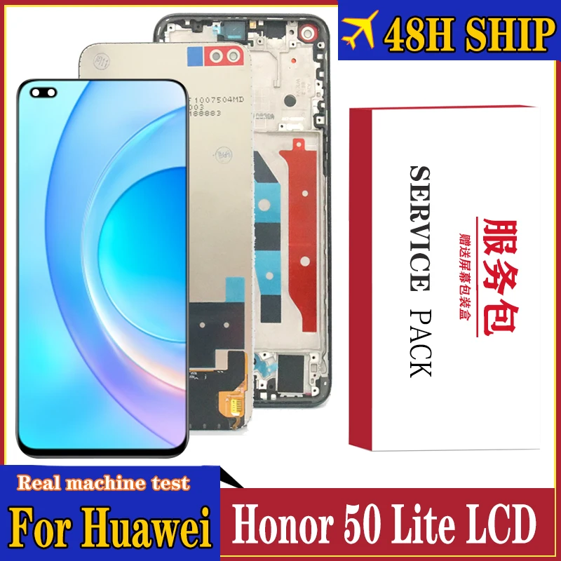 ЖК-дисплей 6 67 дюйма для Huawei Honor 50 Lite с сенсорным экраном и дигитайзером в сборе
