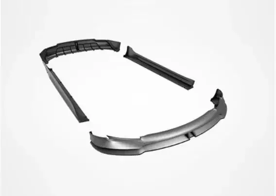 Новинка! Комплект для тела Tesla Model 3 2018-2023 АБС-пластик блеск черный передний бампер