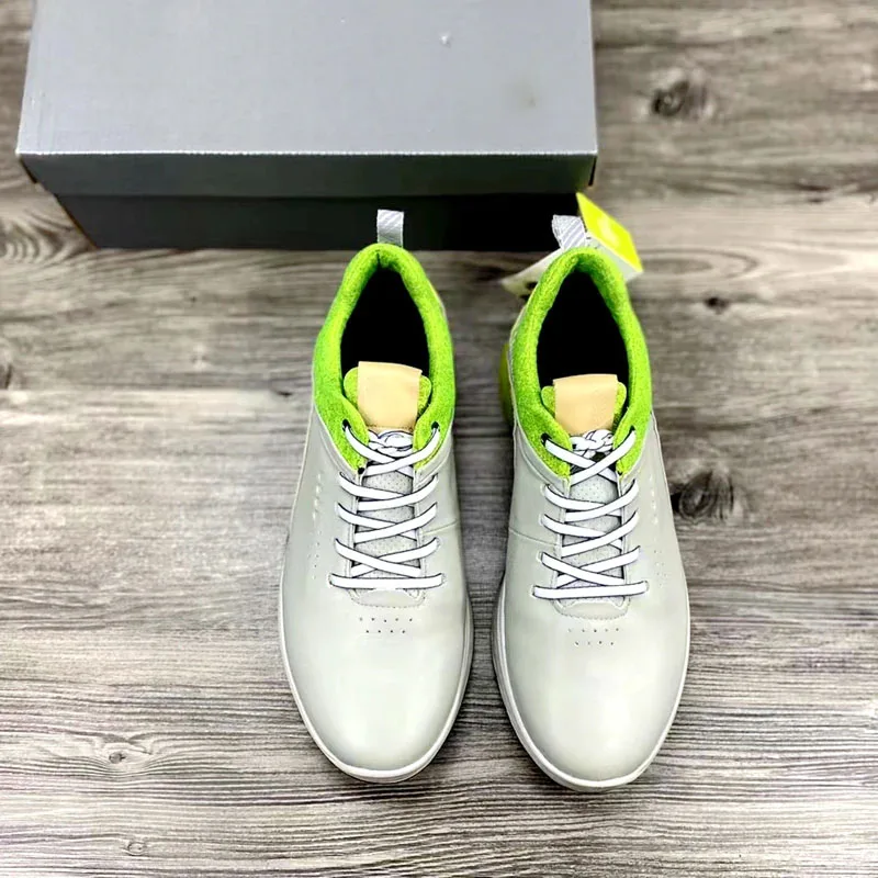 Men's Golf Shoes Sneakers Anti-Shock Anti-Slip Leather Material Waterproof TPU Sole Grip Men's Golf Shoes