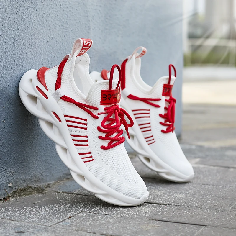 SENAGE High Quality Men Sneakers Unisex Mesh Breathable Platform Women Sneaker Mens Sport Running Shoes Light Couple Shoes