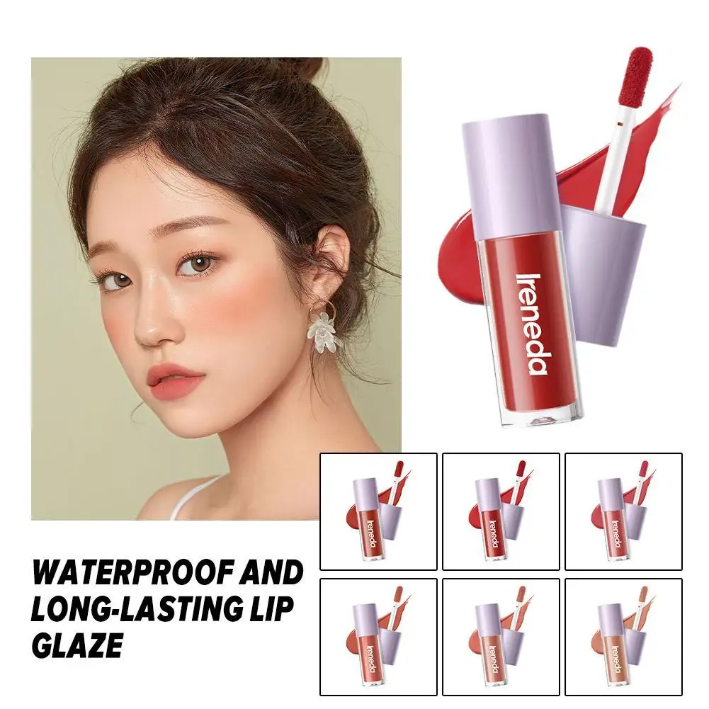 

Lip Gloss Waterproof Long Lasting Sexy Velvet Liquid Lipstick Lip Makeup Women Beauty Red Nonstick Cup Cosmetic